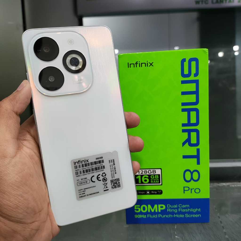 Infinix Smart 8 Pro Ram 4/256GB | Ram 8/128GB Bekas Original