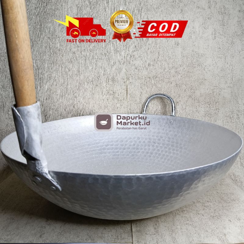 Wajan Nasi Goreng Jumbo lebar 60cm |Penggorengan Jumbo tebal