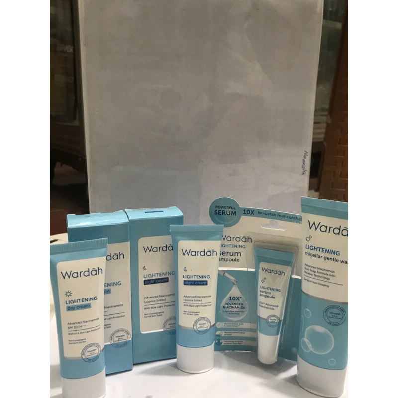 (MURAHHHH) WARDAH LIGHTENING PAKET GLOWING 4 in 1