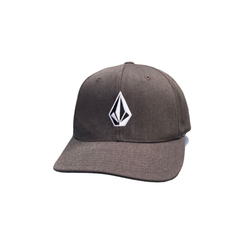 Topi Baseball Volkom Flexfit Dark Grey LXL Second Original Murah