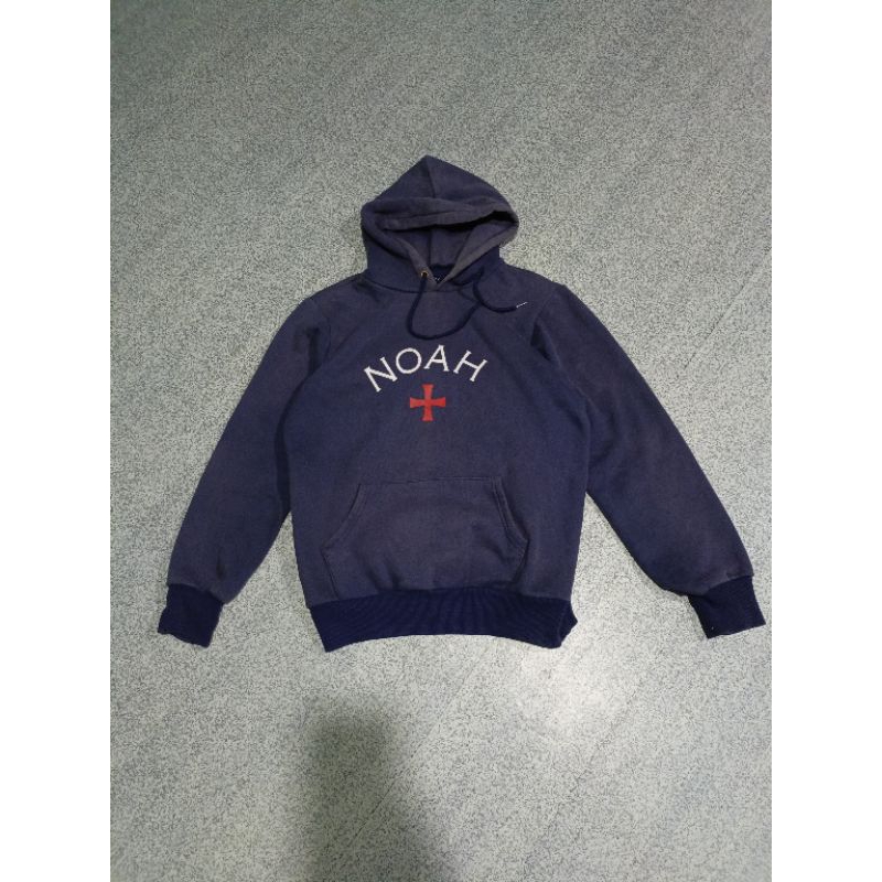 Hoodie NOAH NY Core Logo Navy Bekas / Second
