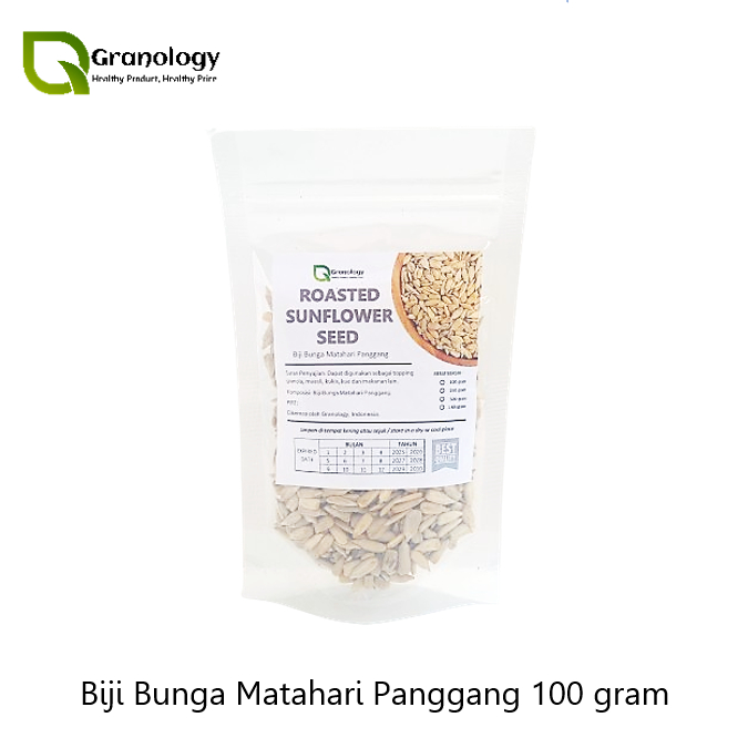 

Roasted Sunflower Seed / Biji Bunga Matahari Oven (100 gram) by Granology