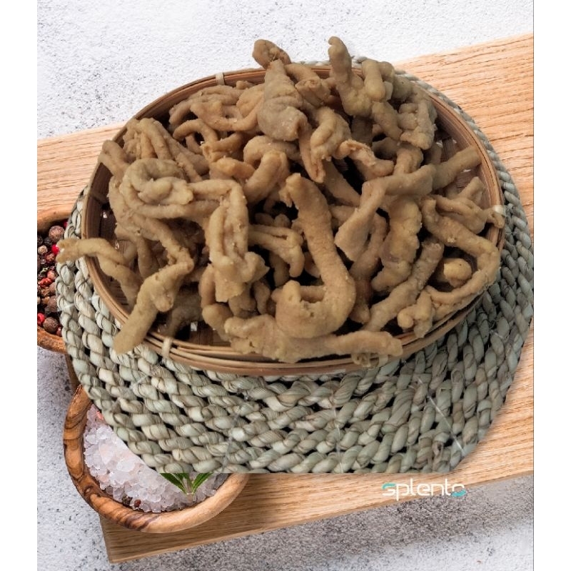 

Kripik usus original || Kripik usus pedas daun jeruk