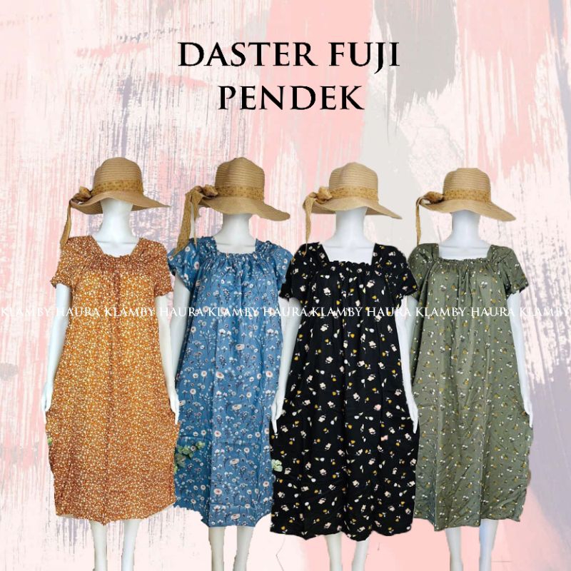 Daster Fuji Karet Dada / Baju Tidur Wanita / Daster Wanita Jumbo Ld 130 / Daster Murah / Motif Acak