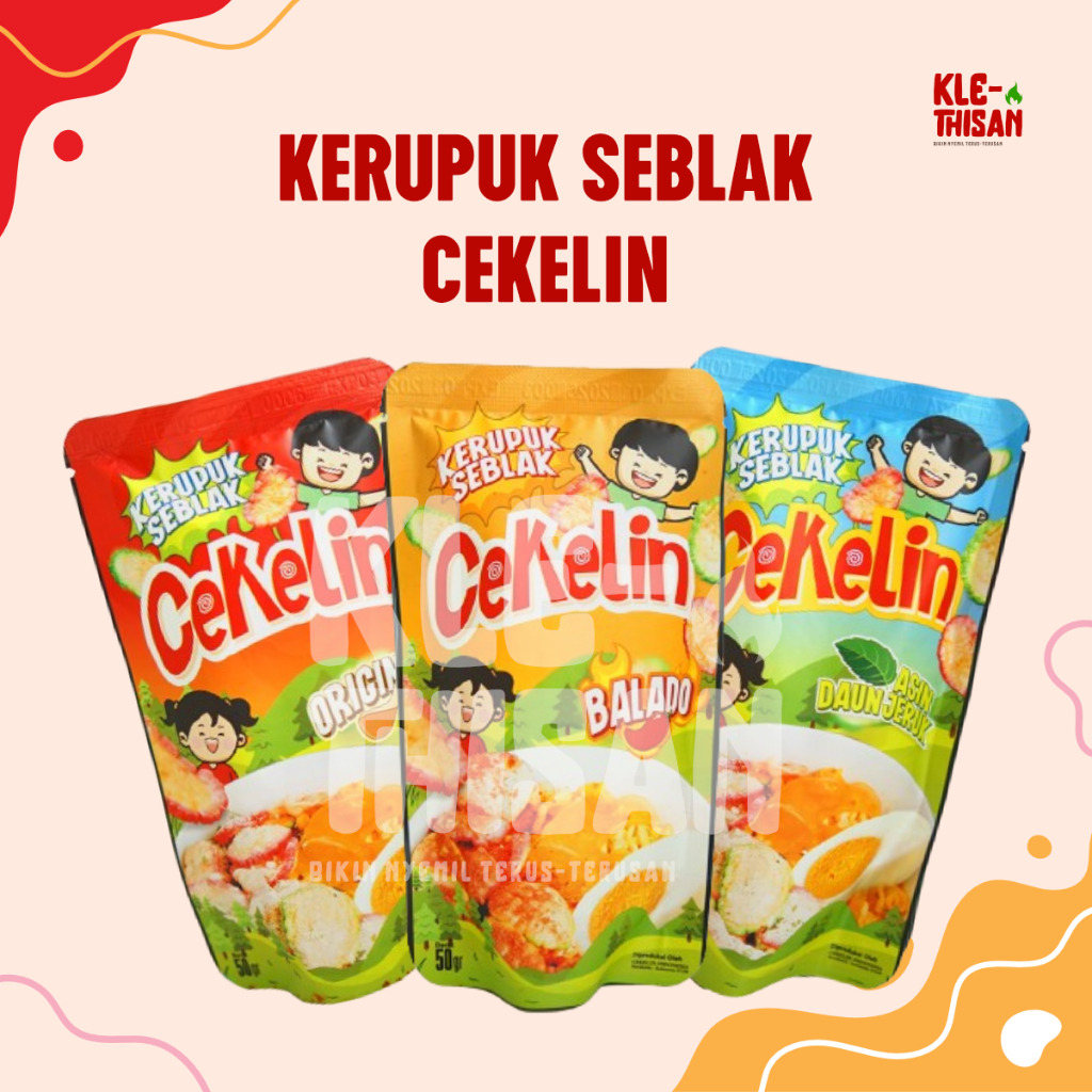 

Kerupuk Seblak Pedas kerupuk camilan Balado Cekelin 50gr