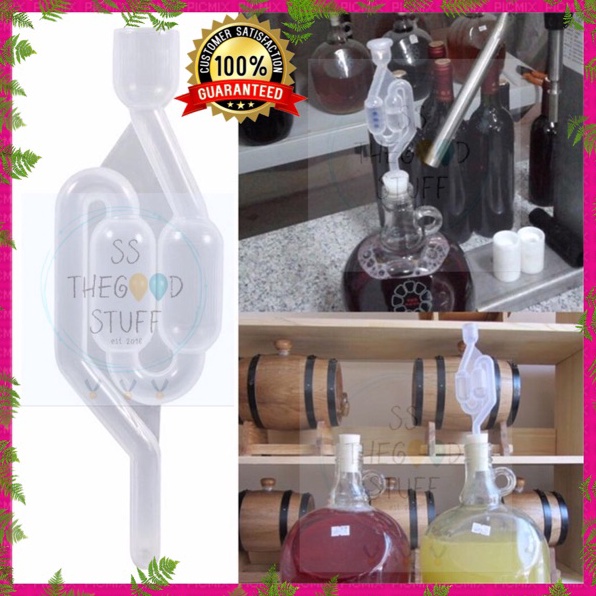 Laris Lagi Home Brew Wine Fermentasi Airlock Check Valve  Fermentasi Wine Bir