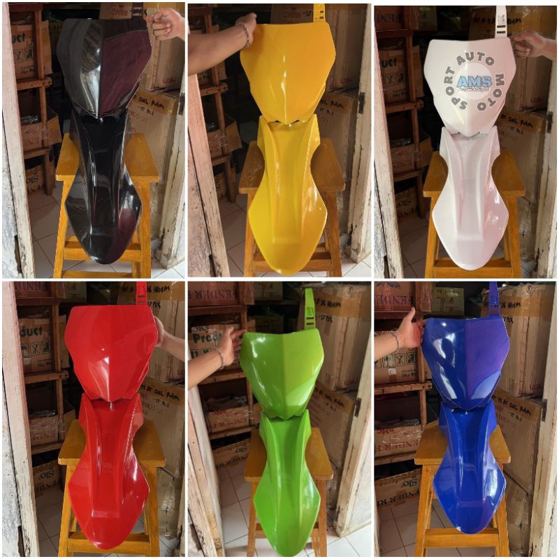 SPAKBOR DEPAN WR 155 DAN PAPAN NOMOR WR155 SPAKBOR WR 155 PAPAN PLAT NOMER WR 155