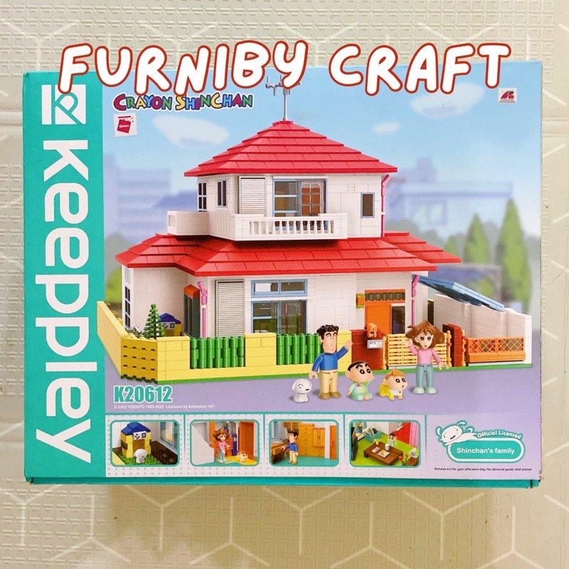 FURNIBY•LEGO•KEEPPLEY•RUMAH SHINCHAN•RUMAH UP•CHIBI MARUKO CHAN •DORAEMON