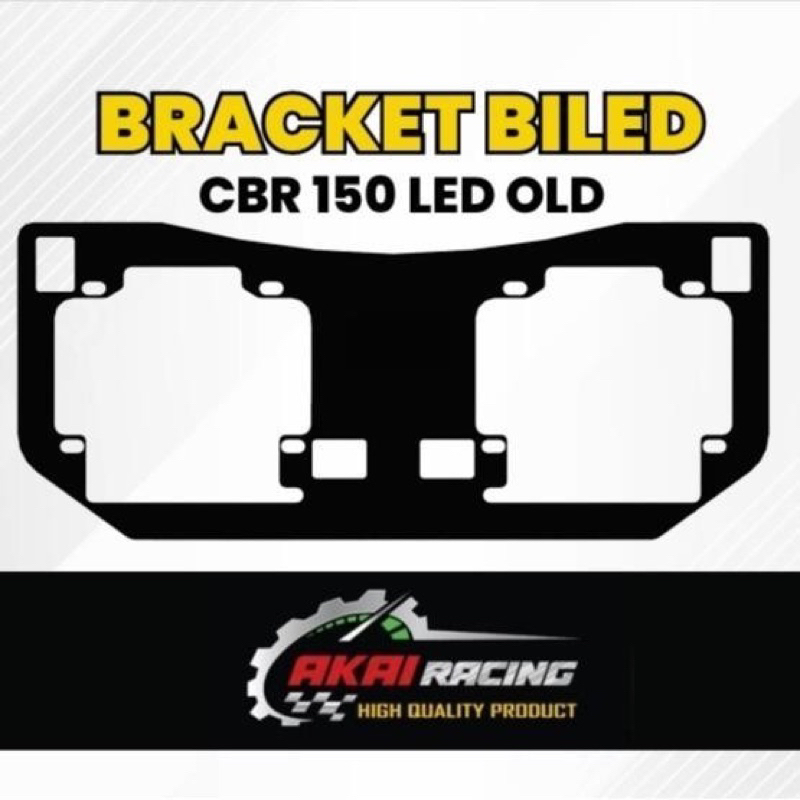 Bracket Lampu Biled Projie Led Hid 2.5 Inch Motor CBR 150 Led Old Kualitas Terbaik