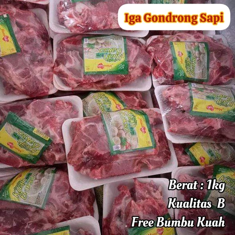 

Iga Gondrong 1Kg Tulang Iga Sapi Frozen Fresh Halal