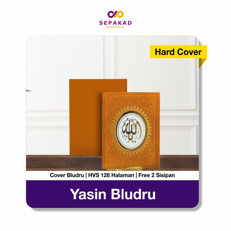 Yasin Hard Cover Bludru / Buku Yasin  Hard Cover 128 Halaman