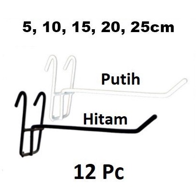 Promo besar Cantolan Ram Kawat PutihGantungan Aksesoris Hook Ram Harga12pc