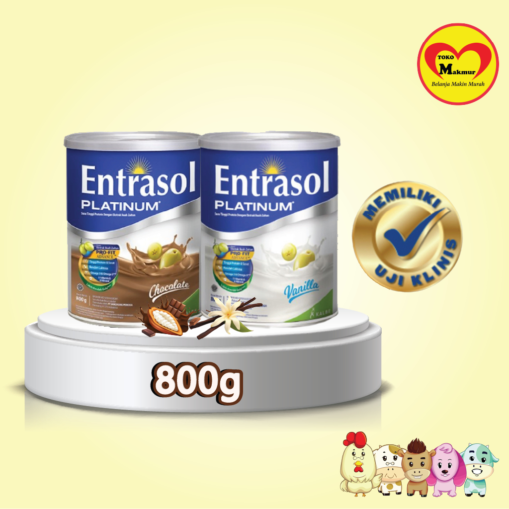 

Entrasol Platinum Vanila / Coklat 800Gr / Toko Makmur Gresik
