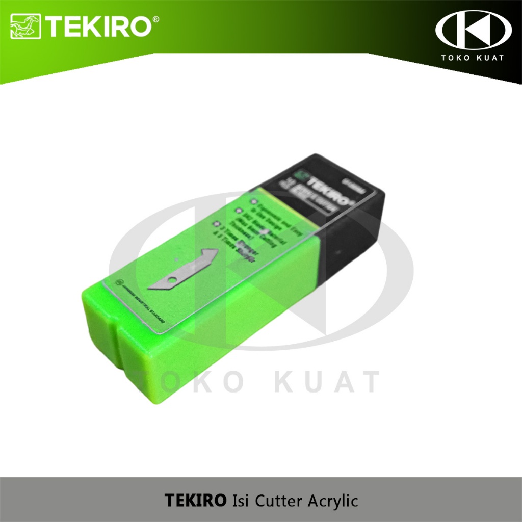 

Isi Cutter Acrylic TEKIRO Mata Pisau Akrilik 10pcs