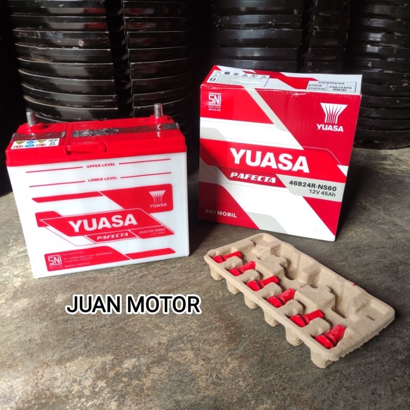 AKI YUASA NS60 45 AMPERE (AVANZA/GRANDMAX/RUSH/TERIOS/KATANA DLL)