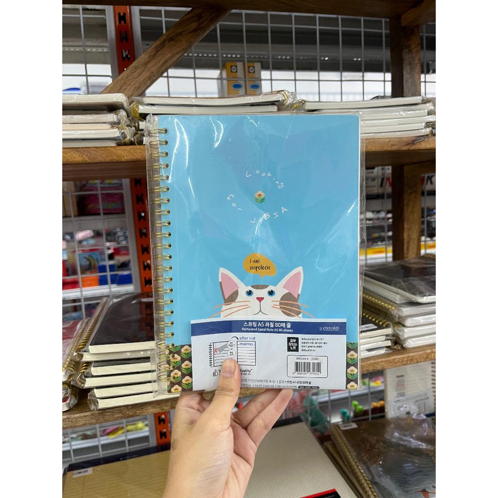 

NOTEBOOK OXFORD AESTHETIC BUKU AGENDA catatan SPIRAL A5 ISI POLOS