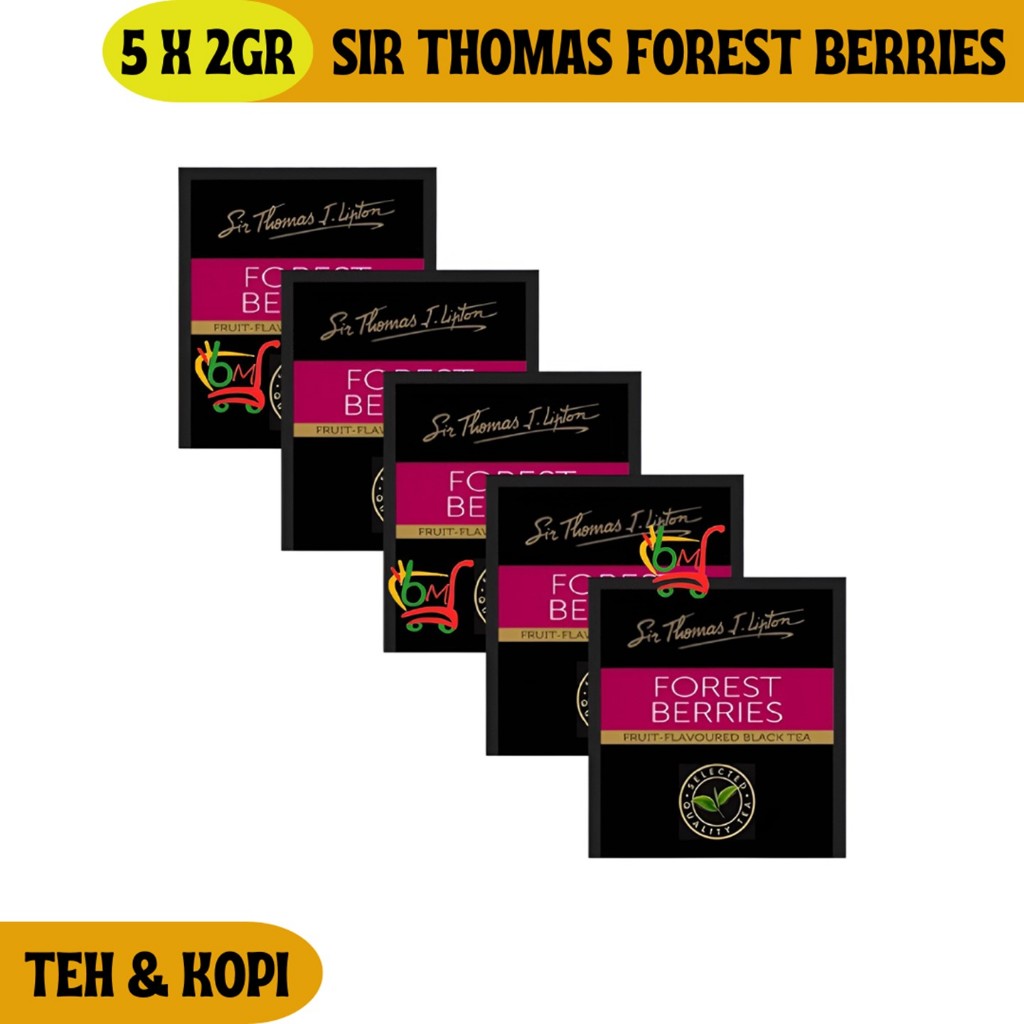 

5PCS Sir Thomas Forest Berries Teh Celup dari Lipton