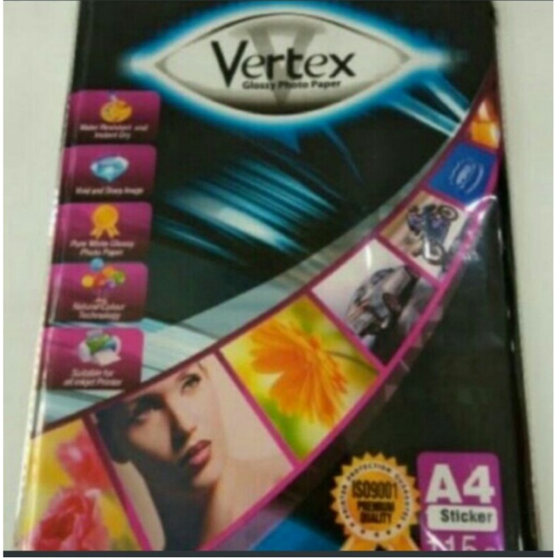 Glossy Photo Paper VERTEX 115 GSM Sticker
