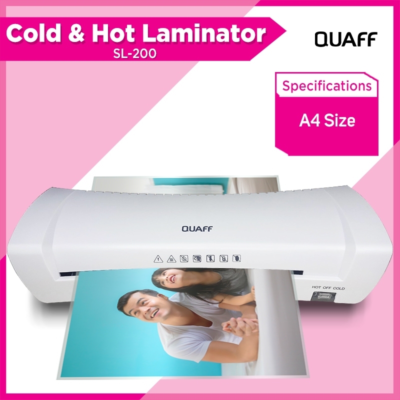 

QUAFF MINI A4 F4 Laminating machine(max laminate 125mic)SL-200