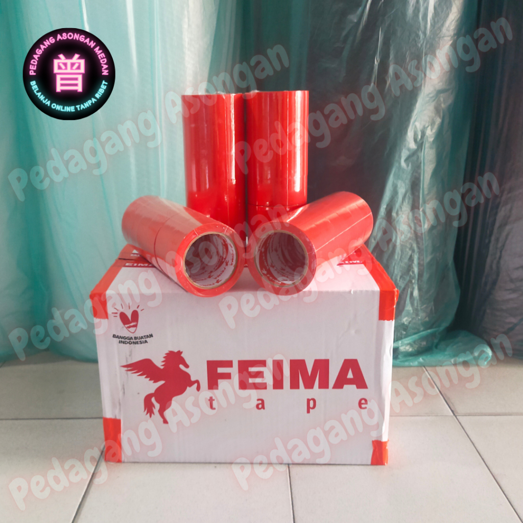 

Lakban Warna Merah 45mm 90yard (1 Pcs)