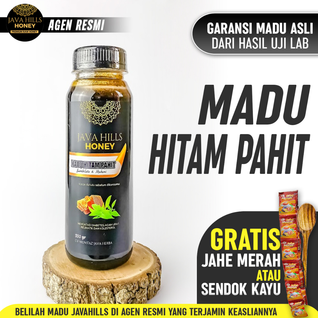 

madu hitam pahit java hills honey