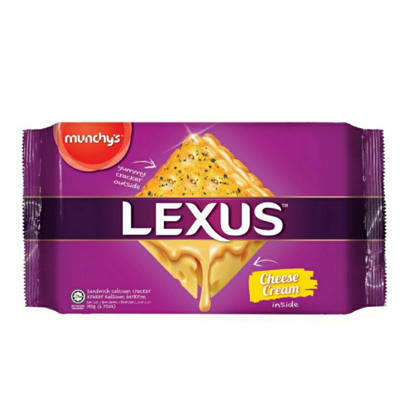 

munchy's Lexus Biskuit Sandwich Cheese Cream 190 g