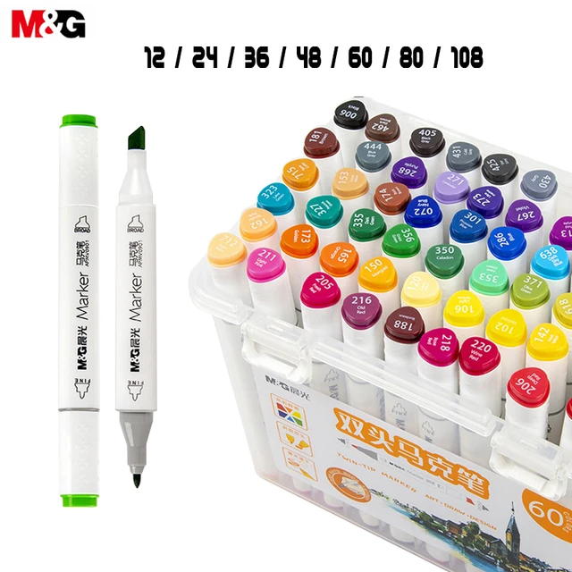 

M&G Double-tip Triangle Art Marker 80 colors