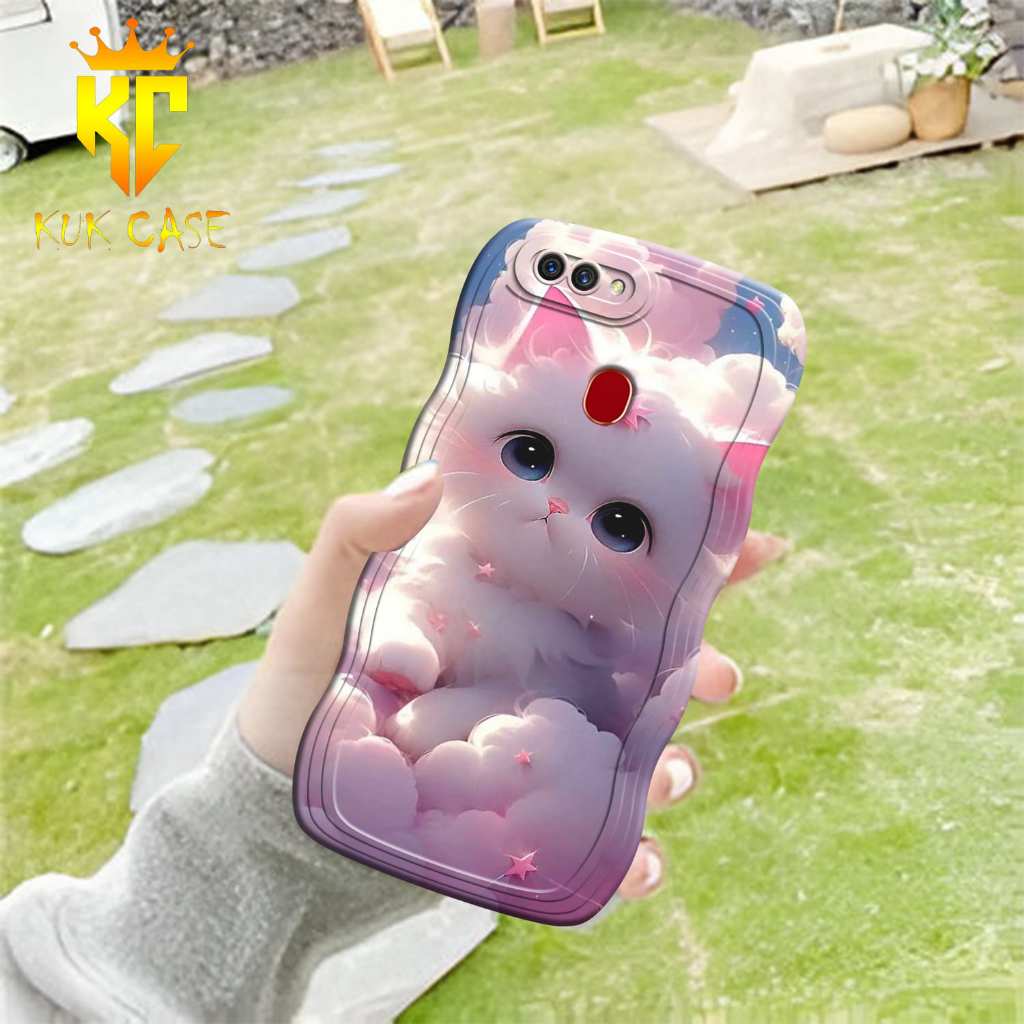 Cassing HP - OPPO A5S GELOMBANG - Fashion Case Camera - Case Mewah - Case Karakter - Case cowo - Cas