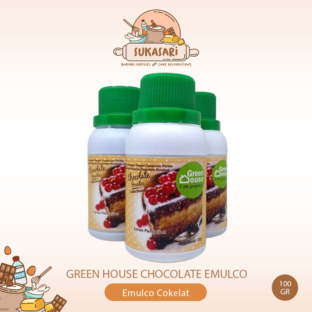 Emulco Chocolate 100gr / Emulco Green House Pasta Cokelat Coklat