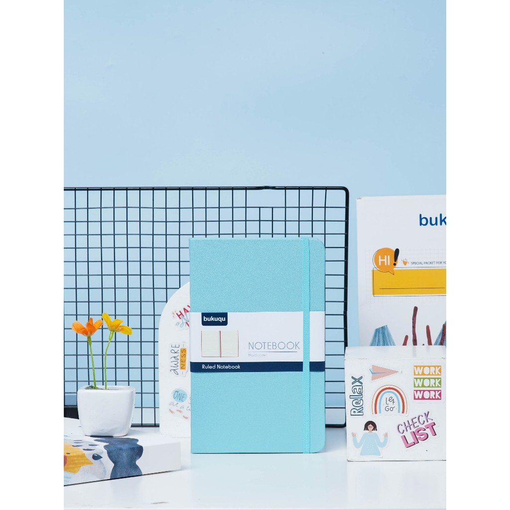 

bukuqu Classic Notebook Light Blue, Bergaris