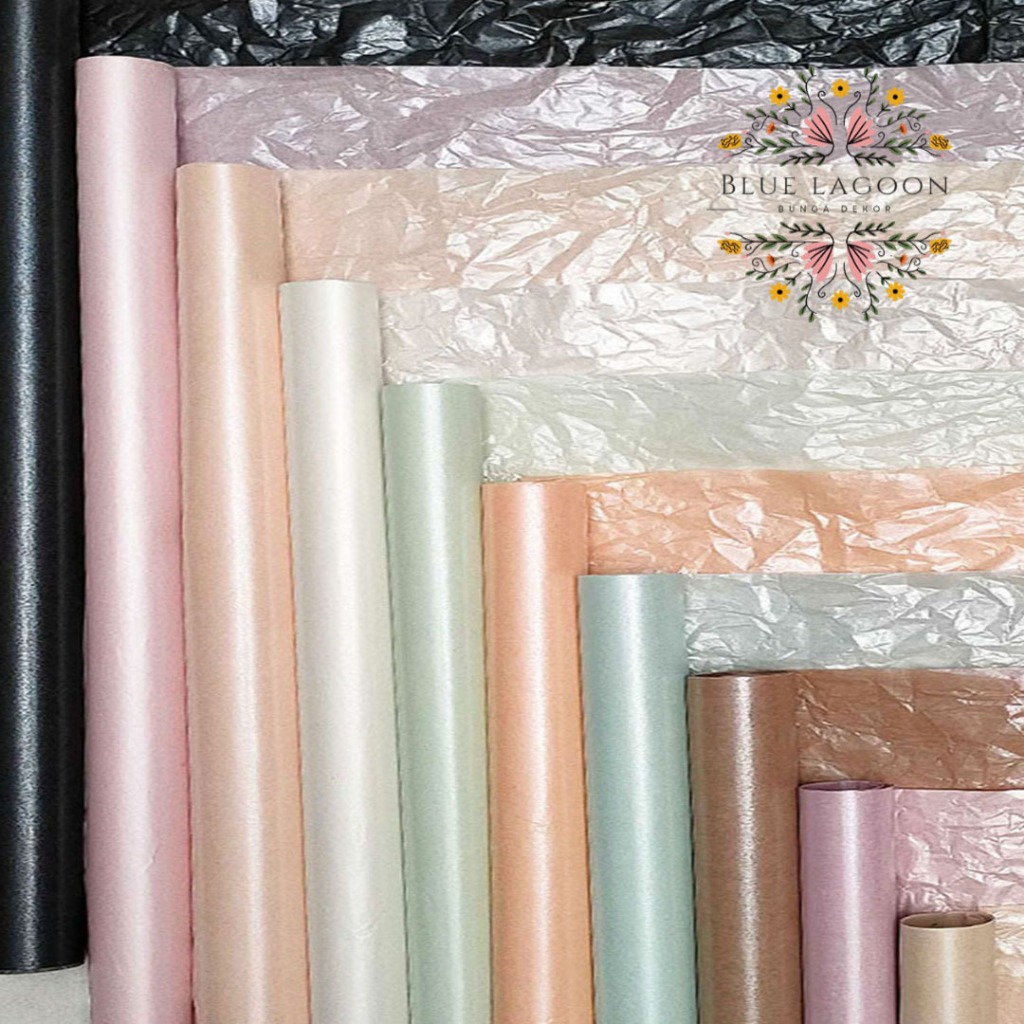 

(5pcs) Flower Wrapping Pearl Pear Paper Sydney Tissue Waterproof Korean Pear Kertas Bunga Buket Florsit Wrapping