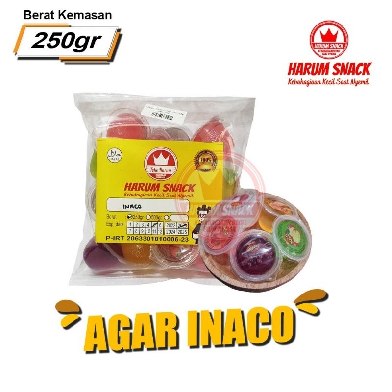 

AGAR INACO 250 Gram [Harum Snack Official]