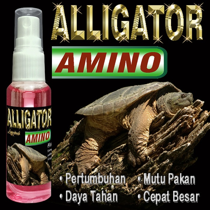 ALLIGATOR AMINO VITAMIN PENAMBAH NAFSU MAKAN KURA-KURA AIR ALIGATOR SNAPPING TURTLE KURA BRAZIL RES 