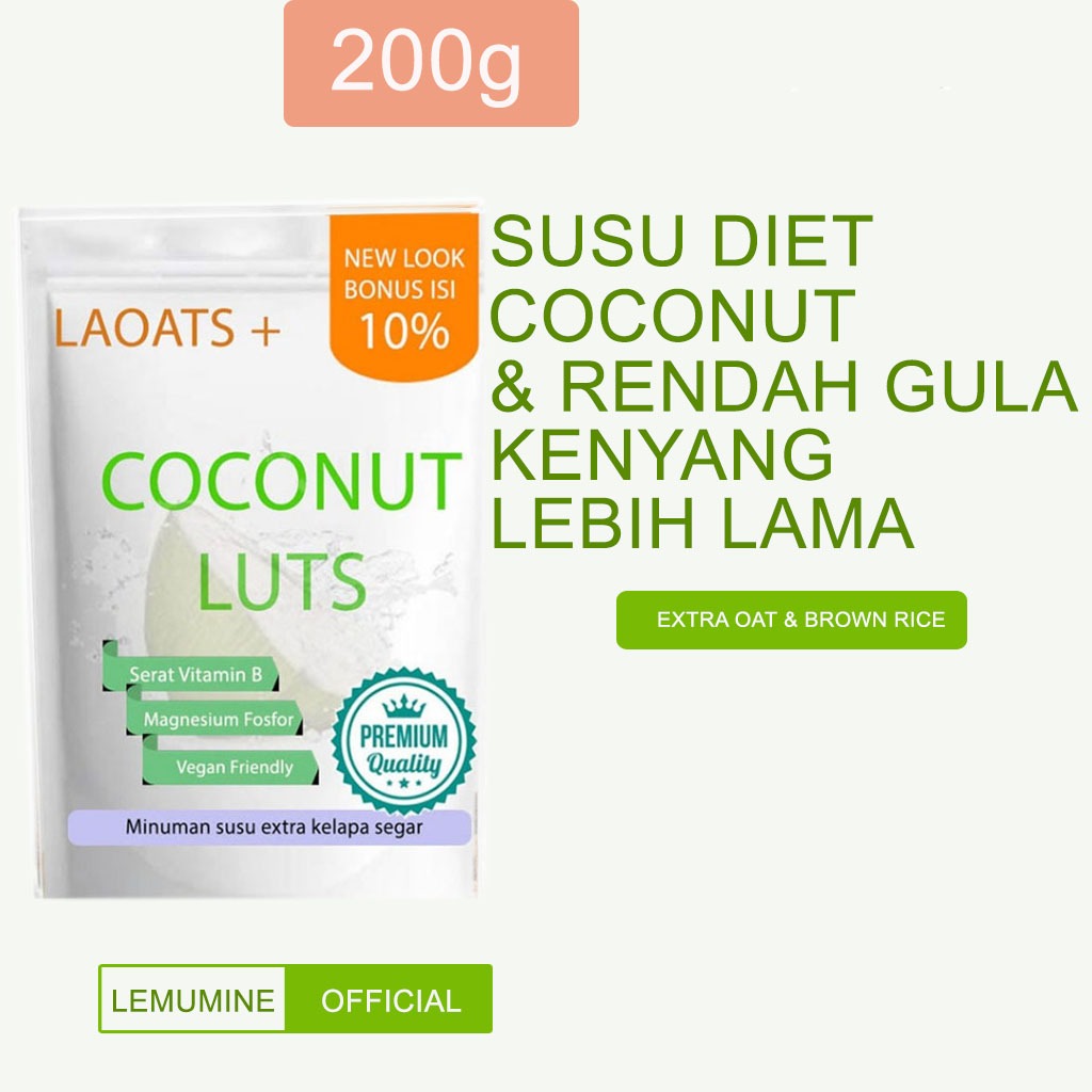 

Coconut Drink Penurun Berat Badan Minuman Diet Pelangsing Badan Susu Diet Pengganti Makan Laoats