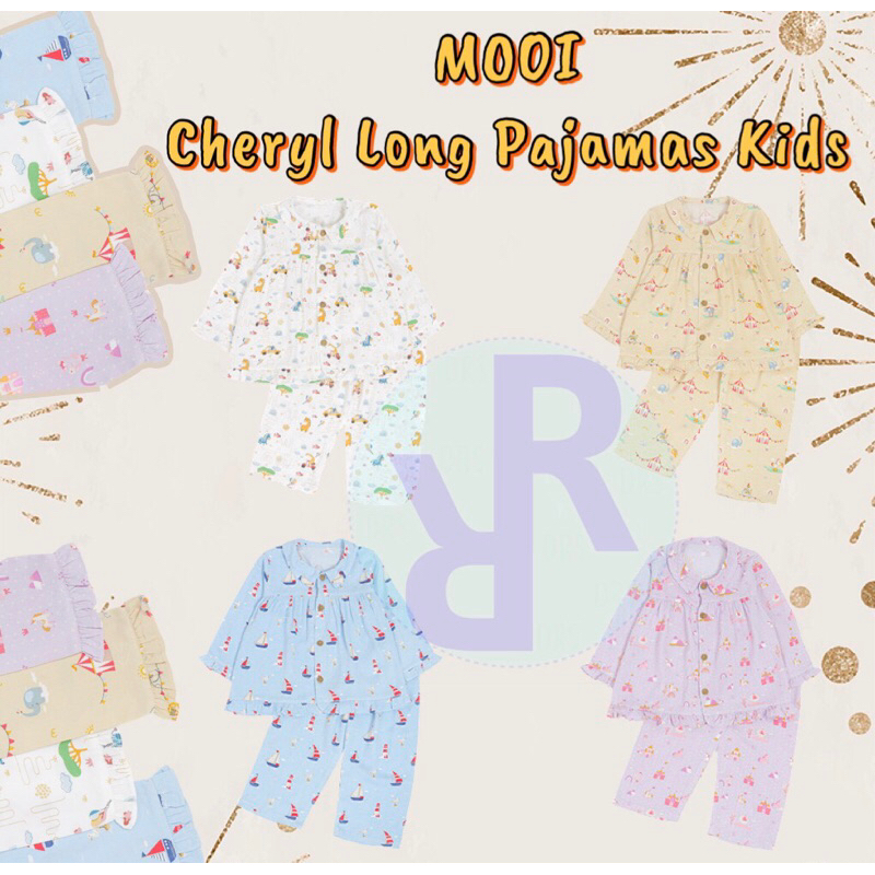 MOOI - CHERYL LONG PAJAMAS SET (Piyama Anak perempuan)