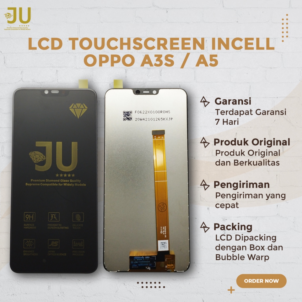 (ORIGINAL) LCD OPPO A3S A5 / FULLSET TOUCHSCREEN / ORIGINAL100% LCD / copotan / original fullset/lcd a3s