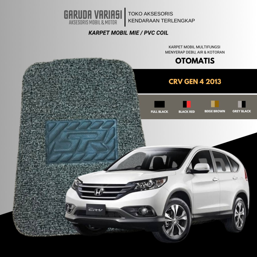 Karpet Mobil Mie Set Premium CRV Gen 4 2013