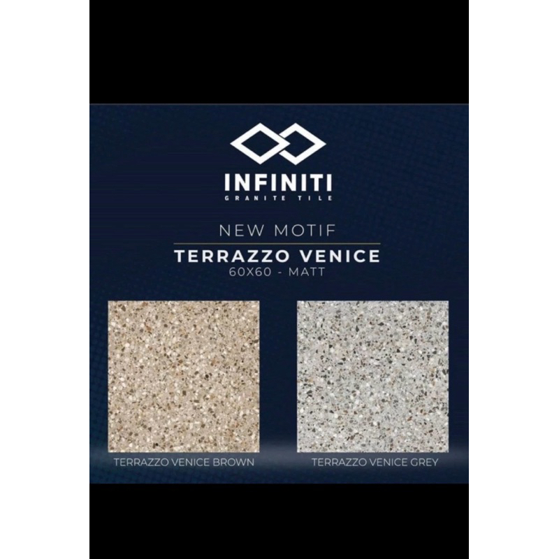 Granite infinity 60x60 Terazzo Venice Brown,Grey