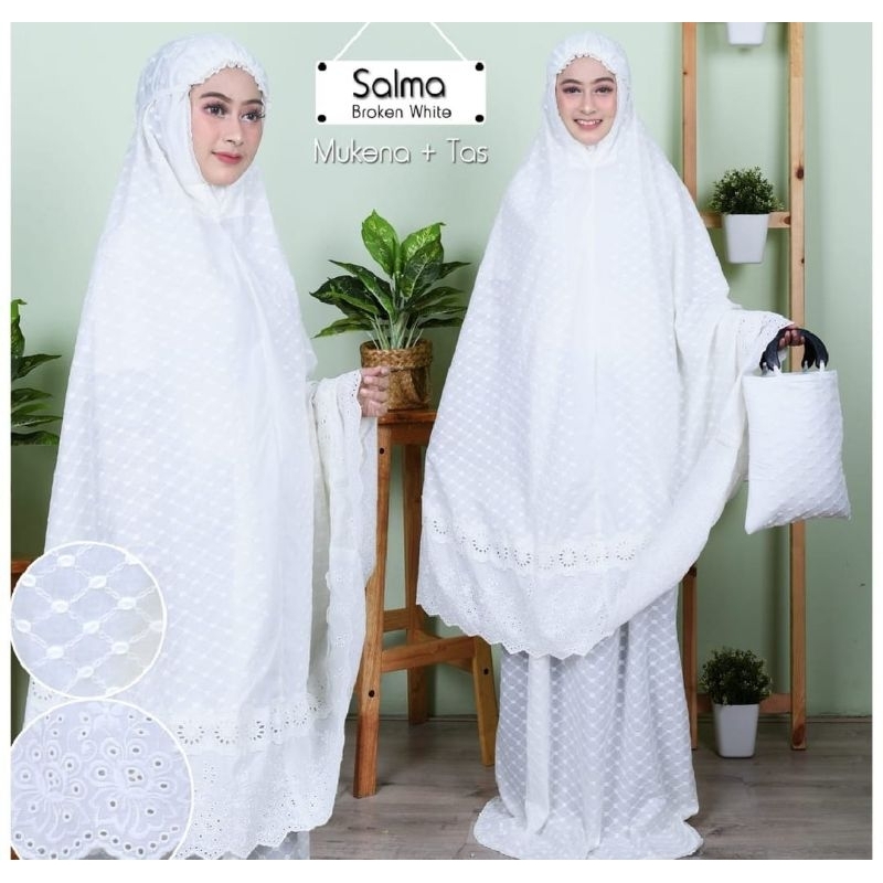 Mukena Katun Paris Bordir Bentol