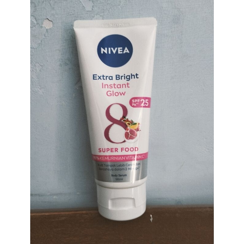 Nivea Extra White Body Serum Instant Glow 180ml Body Lotion - SERUM INSTANT GLOW