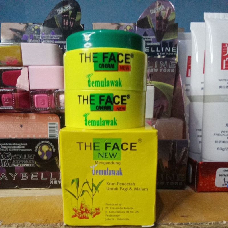 KRIM TEMULAWAK THE FACE SIANG MALAM