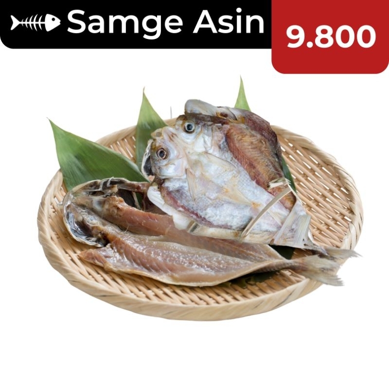 

ECERAN!!! 10k Samge Asin SUPER / Kepala Batu Asin / Ikan Asin Samge / Ikan Asin Murah / Ikan Asin Enak