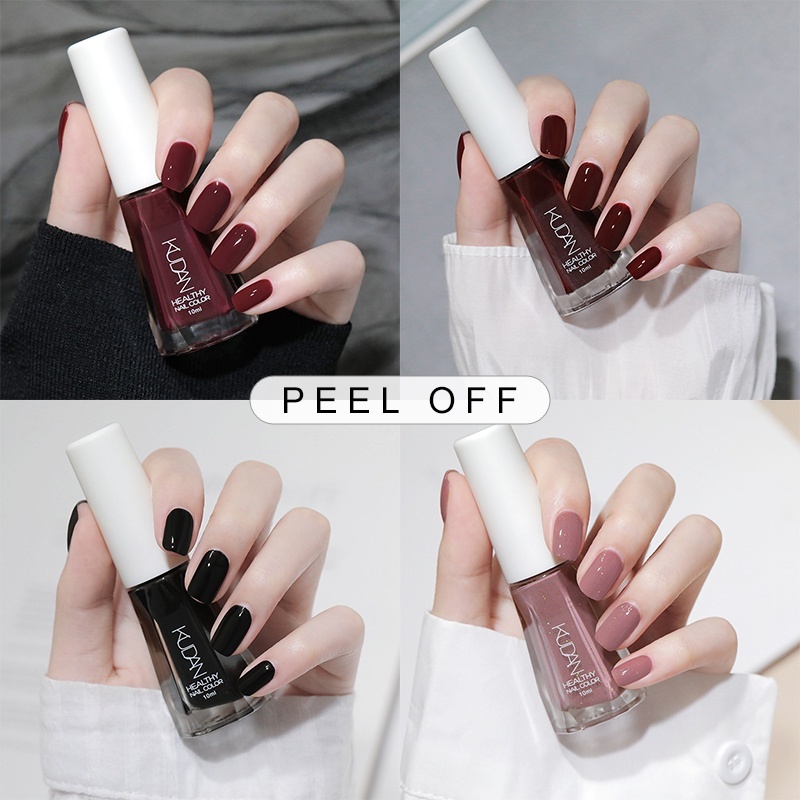 AliMaMa - KUTEK KUDAN PEEL OFF - Cat Kuku Halal Kupas Nail Polish Muslim Tahan Lama Muslimah Medan