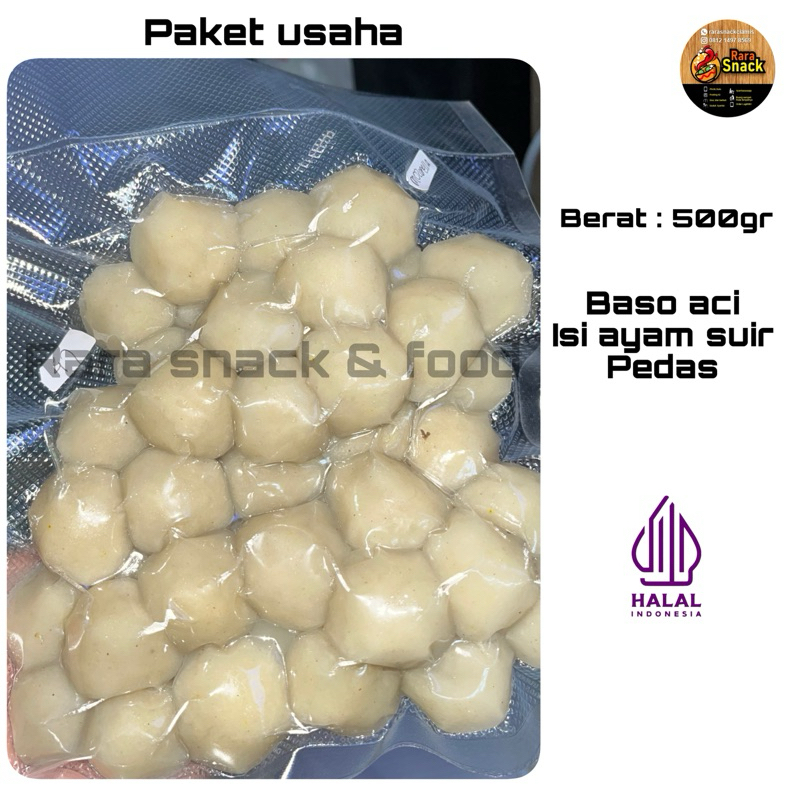 

paket usaha baso aci ayam suir