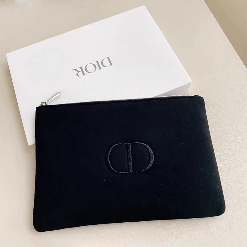 Make Up Pouch Dior / Pouch Kosmetik / Include box 20cm*13cm / Makeup Pouch Aesthetic / Tas Kosmetik 