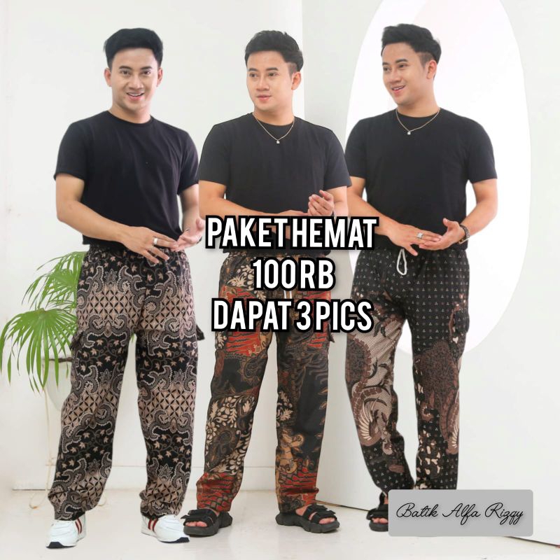 Celana Batik Panjang Pria XXL