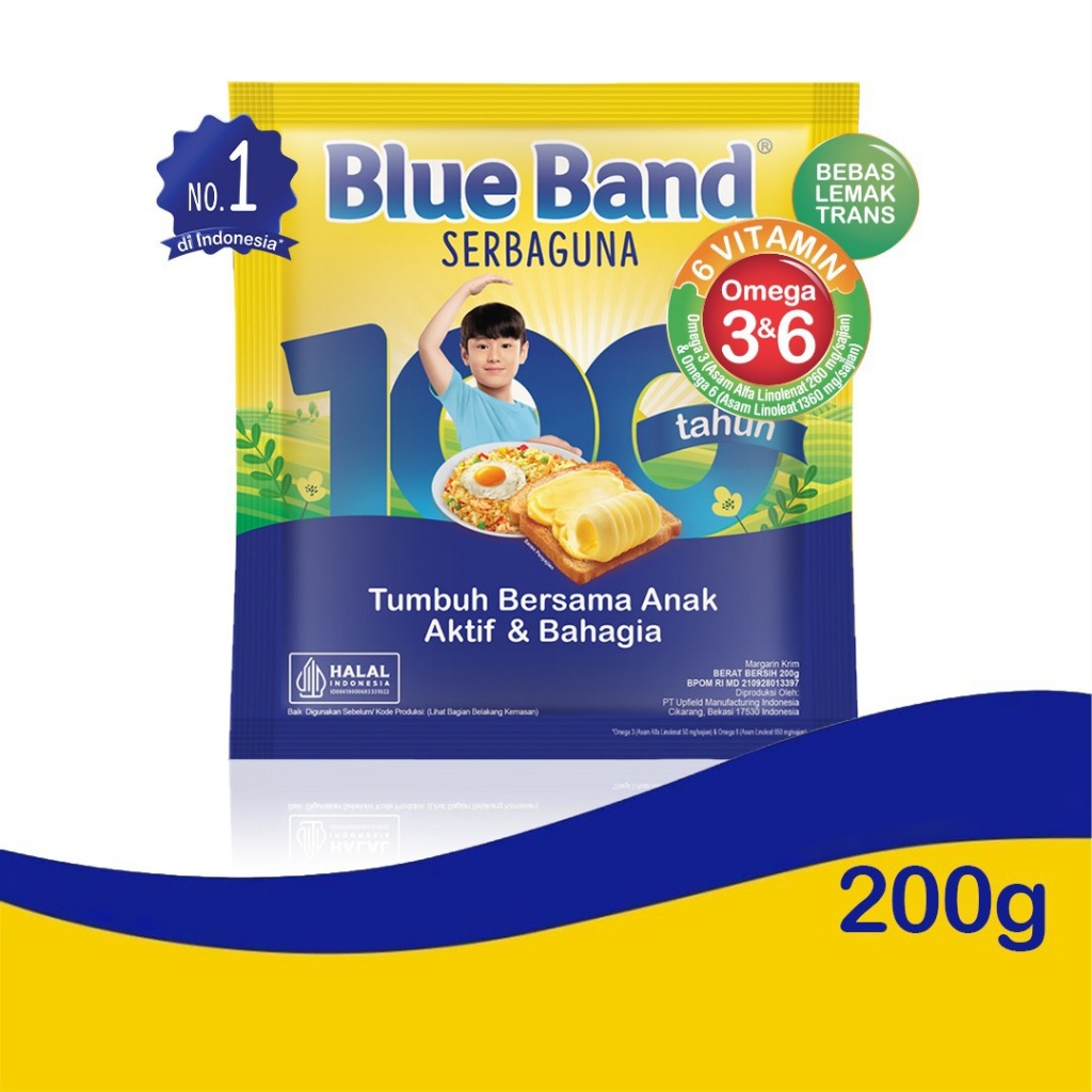 

Blue Band Serbaguna 200 Gram