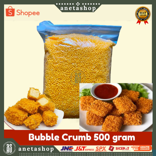 

Bubble Crumb Crispy Nugget Naget Tepung Roti Bulat 500 gram HALAL