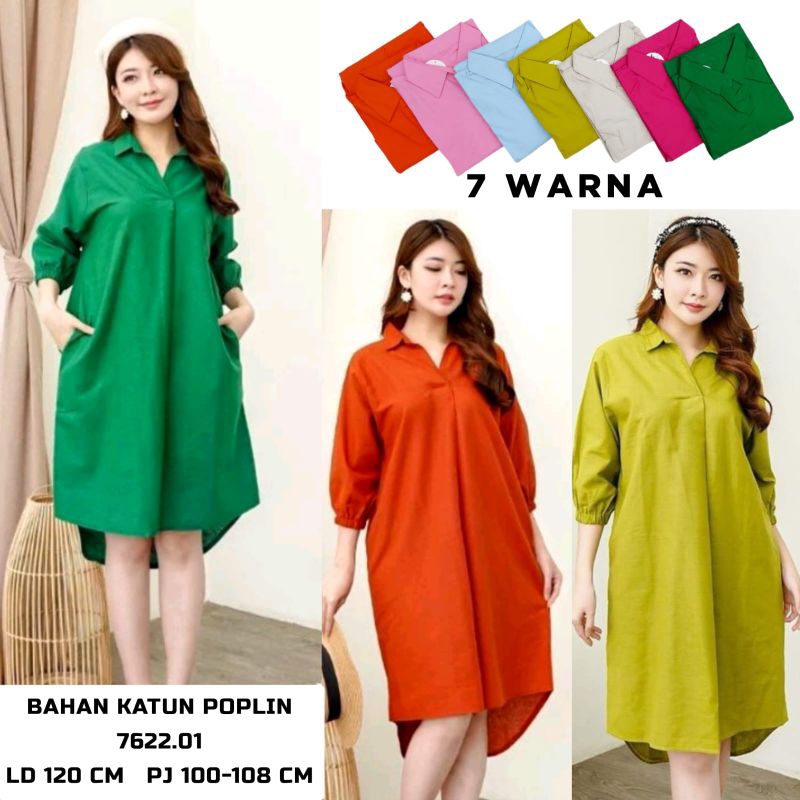 TUNIK JUMBO PREMIUM LD 120 KATUN POPLIN