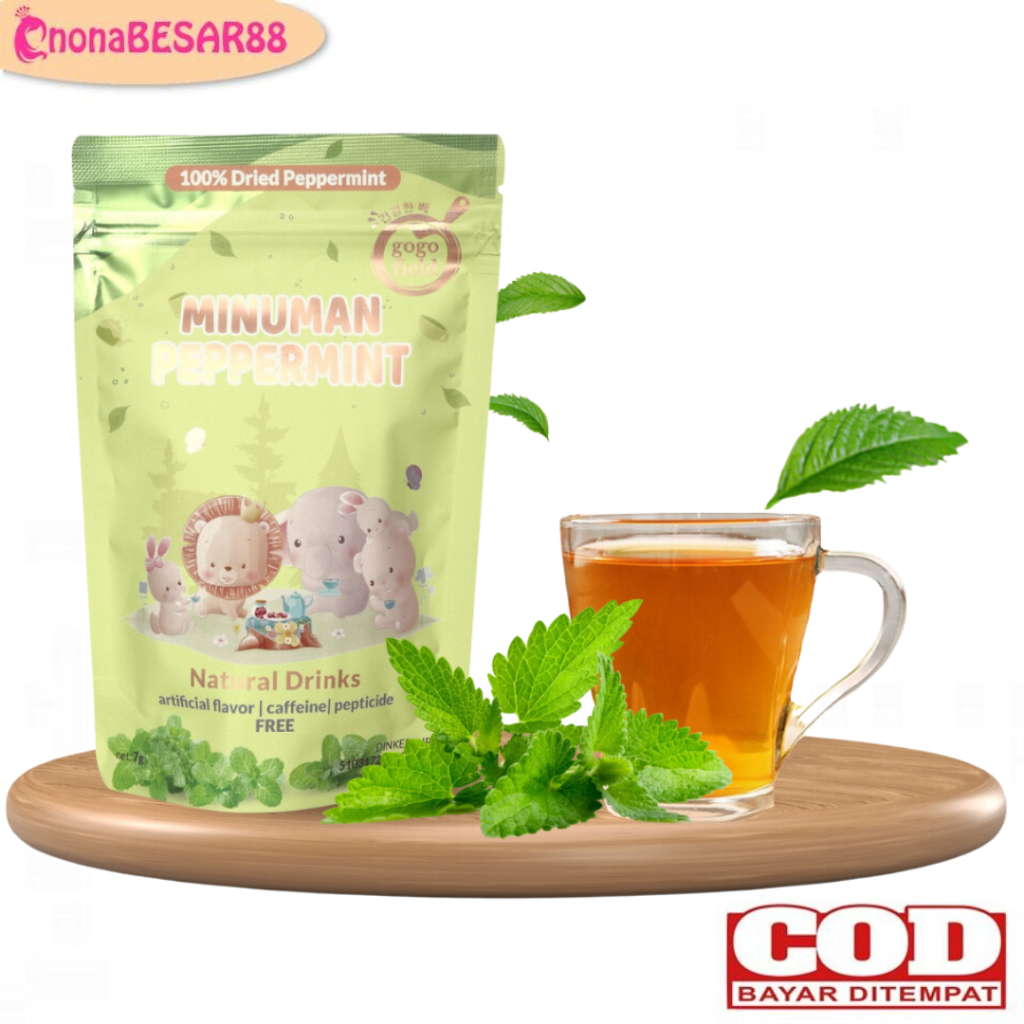 

Peppermint Tea Gogofield / Minuman Teh Peppermint 7gr Anti Mual Muntah